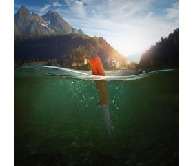 Cuchillo de rescate flotante con mango fluorescente | 1446-FLOAT